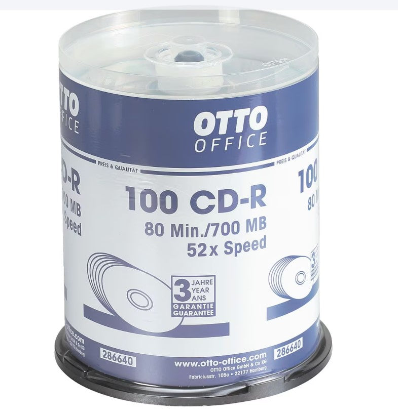OTTO Office CD-R CDRohlinge 700 MB 100 Stück