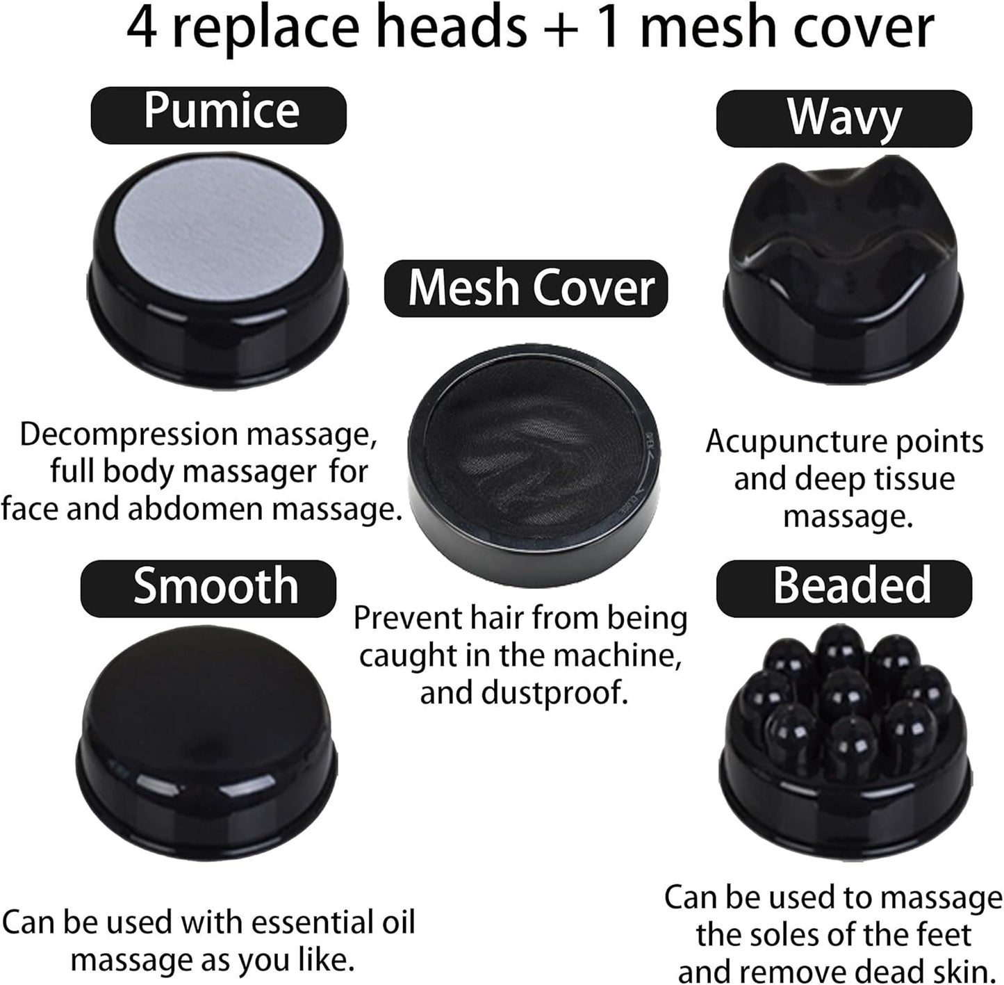 Asopal Appareil de massage anti-cellulite pour les mains, Machine de modelage du corps, Appareil de massage électrique, Perte de poids, Traitement de la cellulite avec 4 bâtons de massage