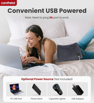Comfheat USB-Heizkissen FSA HSA-berechtigt5 V, Wärmetherapie 3 Heizstufen