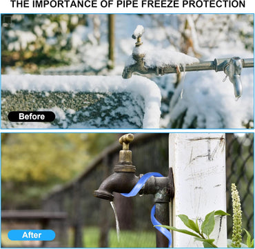 Ci-Fotto Frostschutz Heizkabel, Ci-Fotto Selbstregulierendes Heizkabel (8M, 17 W/M) mit eingebautem Thermostat