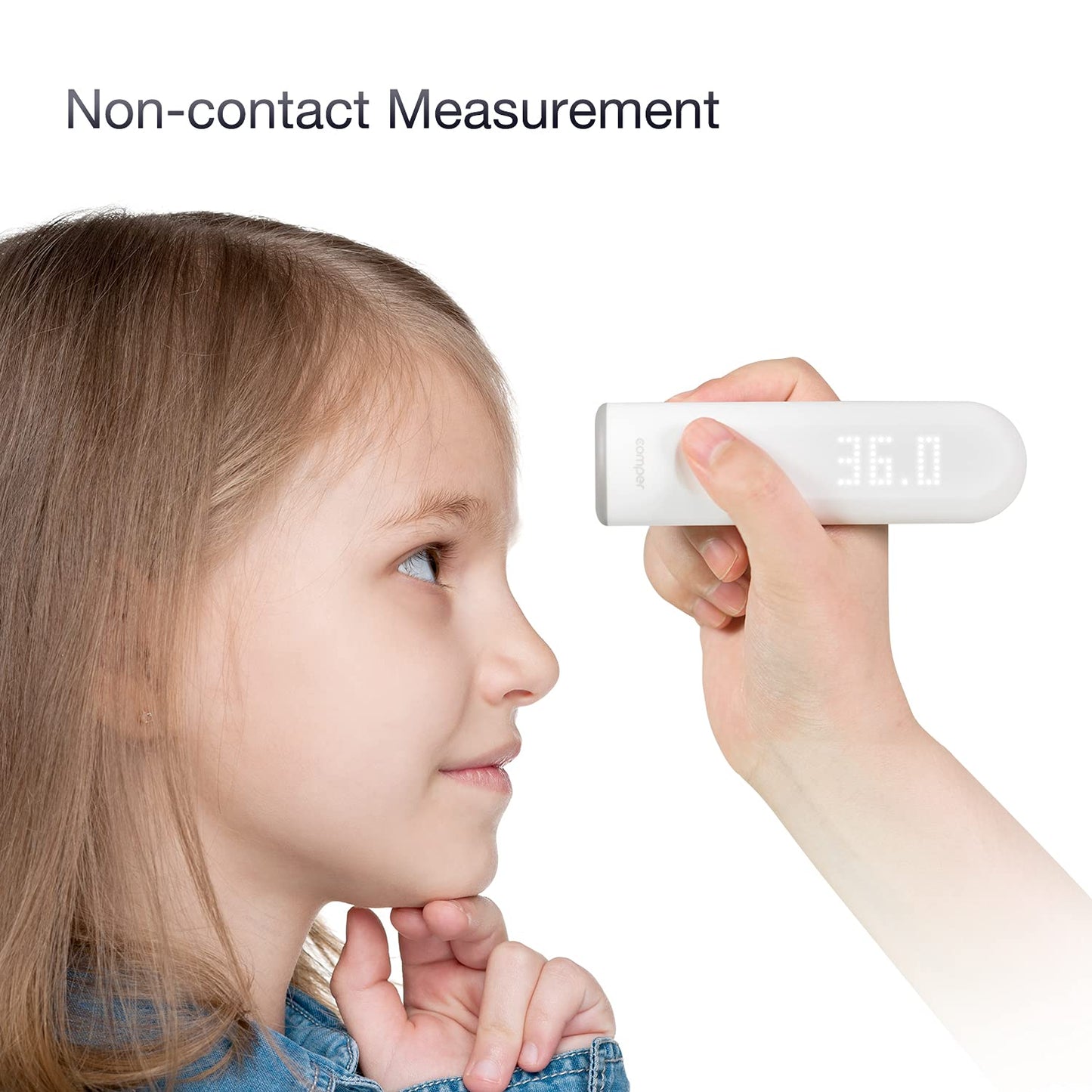 Comper Thermometer Smart digital Fieberthermometer Bluetooth mit innovativer App