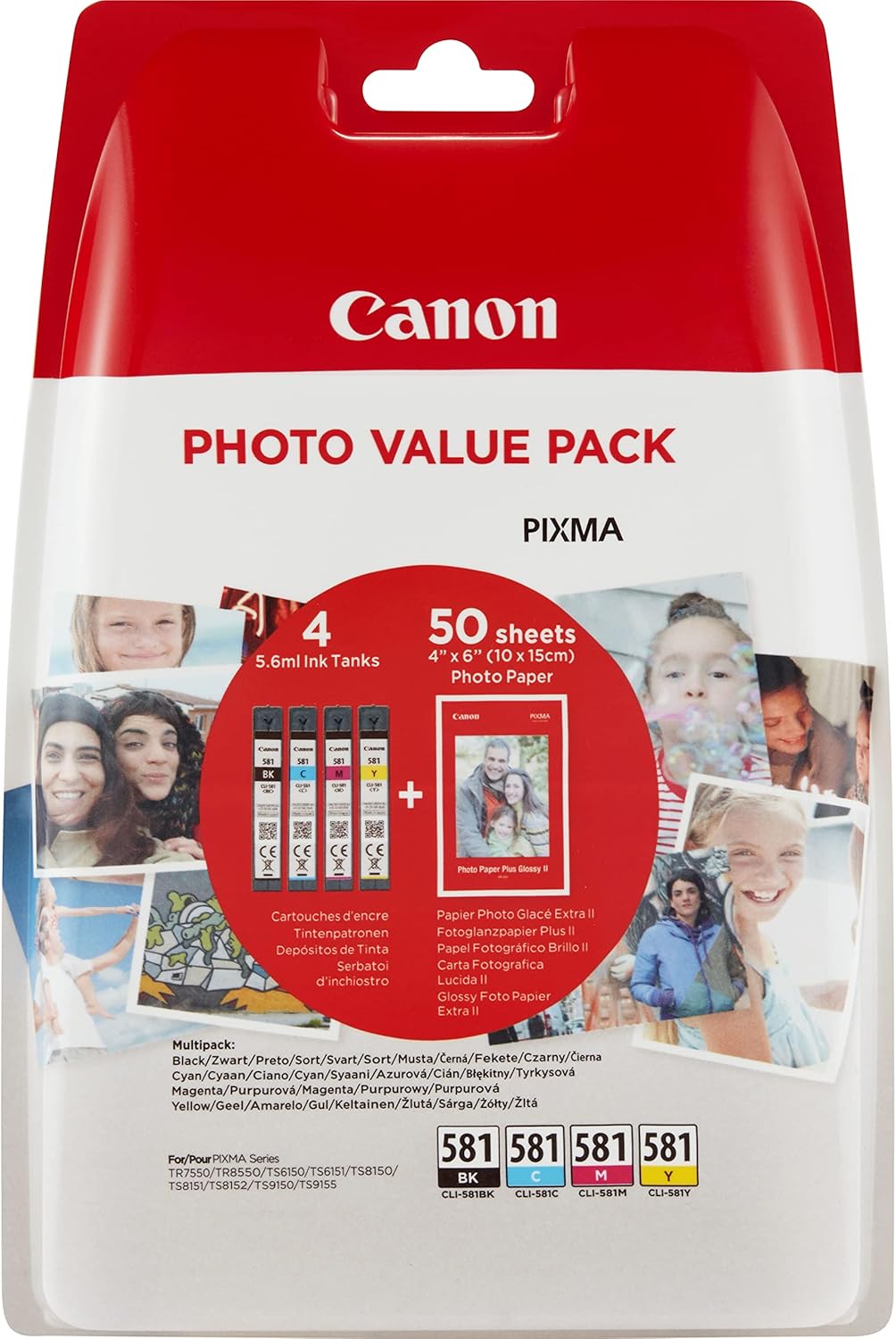 Pack photo Canon CLI-581 CMYBK - 4