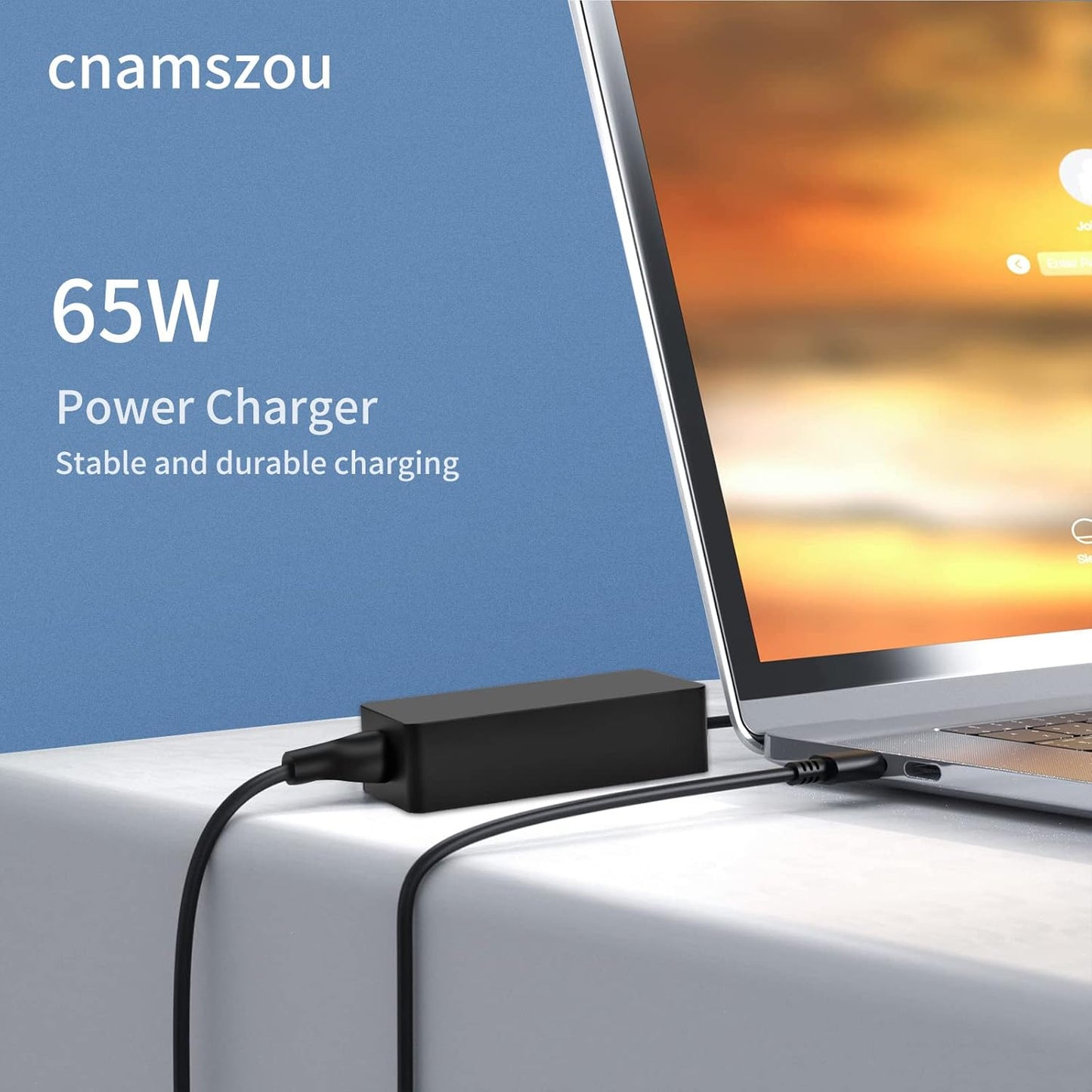 Cnamszou 65W USB C Netzteil PD Ladegerät Laptop für Lenovo ThinkPad Huawei Matebook