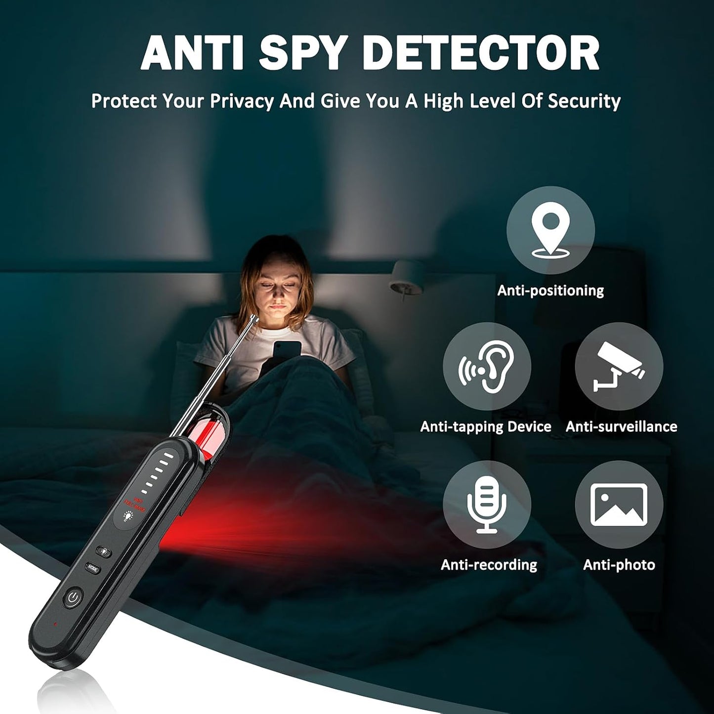 Comius Sharp Wanzen Detektor, Wiretap GPS RF Signal Detektor Scanner