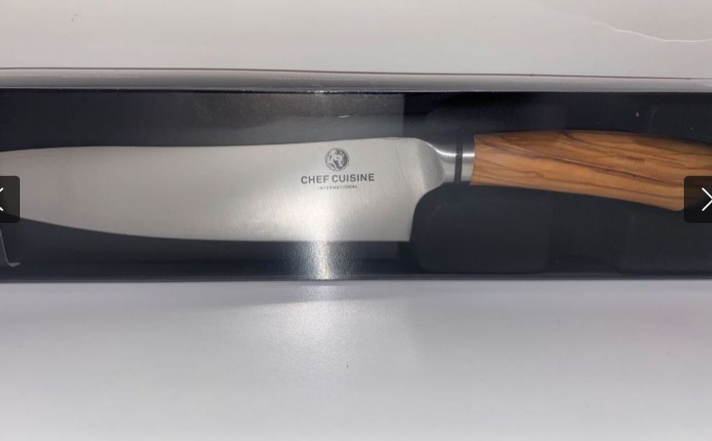 Chef Cuisine 4239-CC Chef Messer Olivenholzgriff 20,5 cm Edelstahl