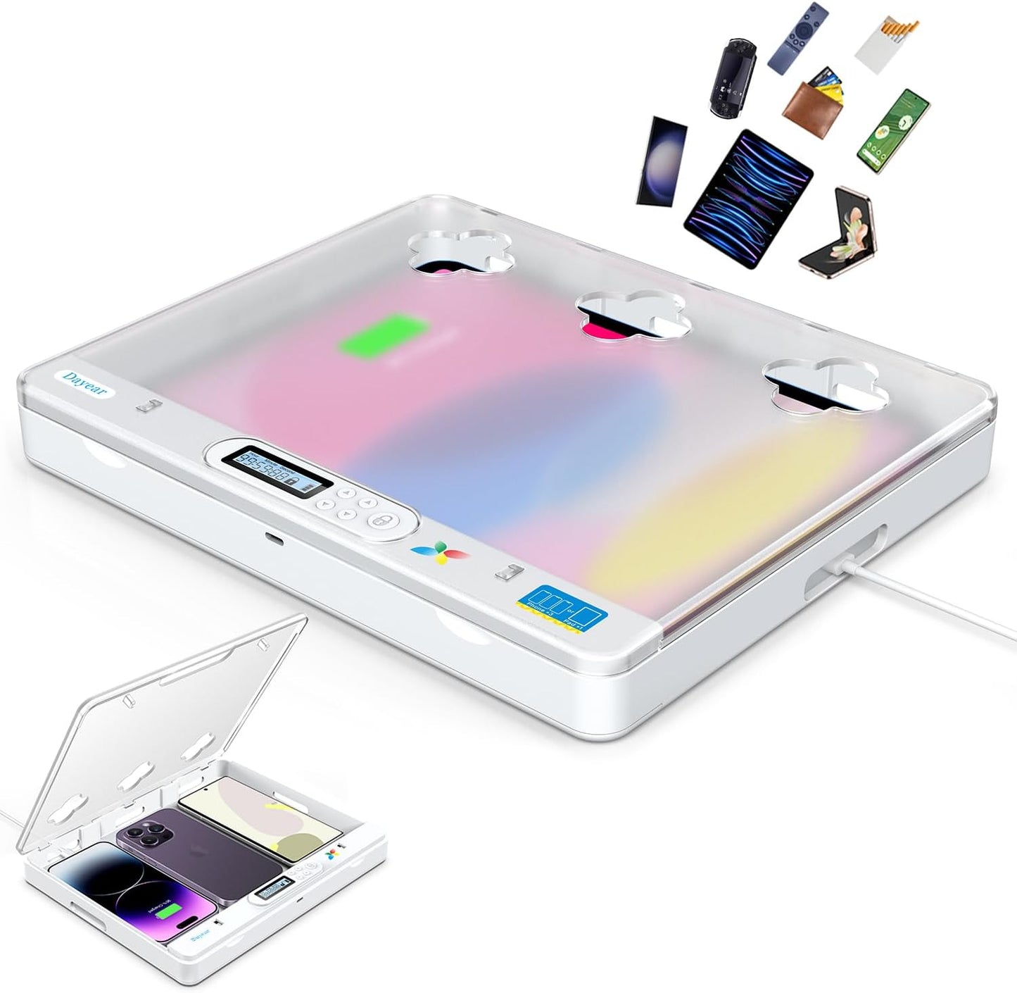 Dayear Telefon/Pad Handy Gefängnis, Handy Timer Lock Box für Phone/iPad/Tablet/TV Controller
