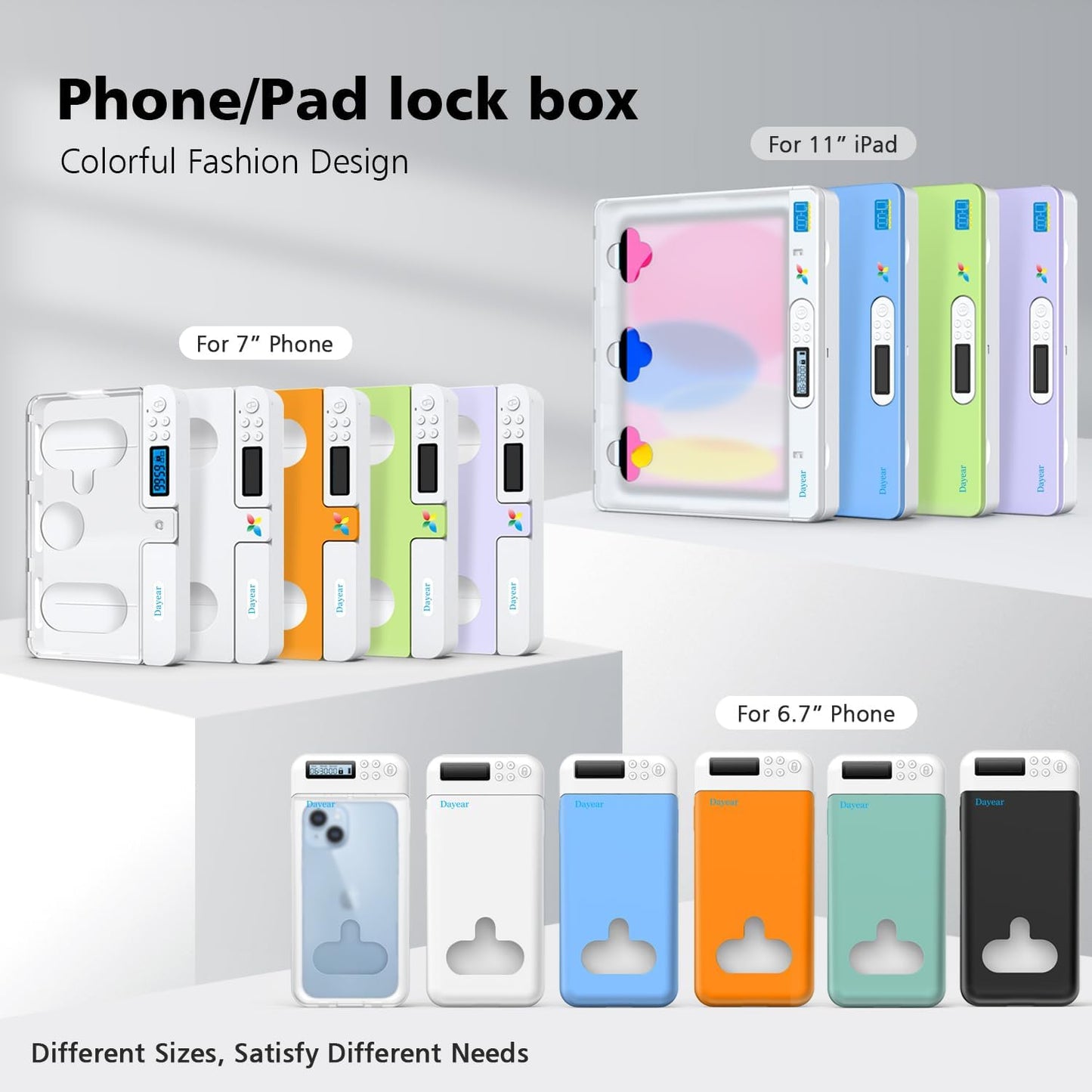 Dayear Telefon/Pad Handy Gefängnis, Handy Timer Lock Box für Phone/iPad/Tablet/TV Controller