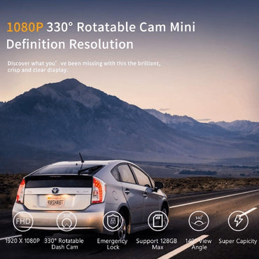 Mini caméra embarquée DDPAI Full HD 1080p/30 ips, enregistreur vidéo Wifi