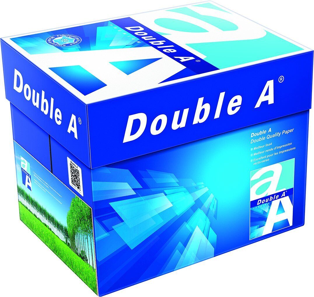 2500 Blatt Double A Premium 80 g/m² DIN A4 Kopierpapier Druckerpapier