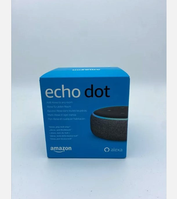 Amazon Echo Dot 3. Génération Alexa Intel. Lautsprecher Smart anthracite noir