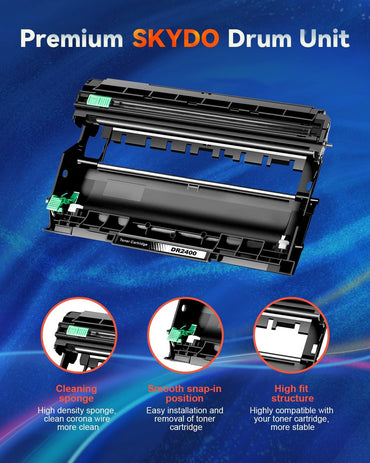 ECSC kompatibel drum DR2400 DR-2400 Drum compatibel met Brother TN-2420 TN-2410