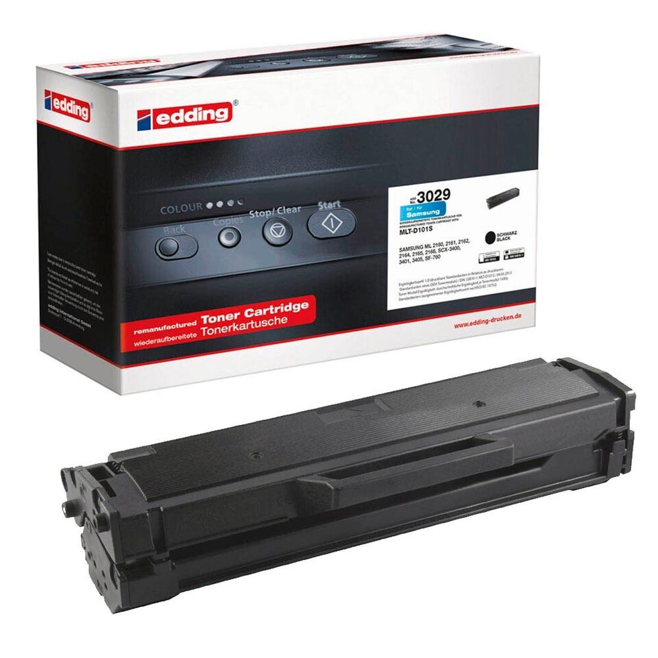 edding EDD-3029 schwarzer Toner kompatibel zu SAMSUNG MLT-D101S (SU696A)