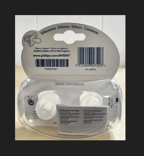 Philips Avent 2er-Pack Schnuller pour 0 à 3 mois et 0 à 6 mois. Kieferorthopädie et zätzlicher Luftstrom