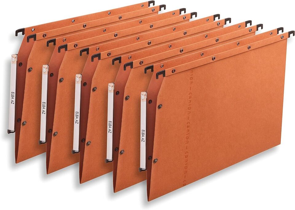 25 X ELBA Hängemappe AZV Ultimate, DIN A4, Kraftkarton, orange (, 25er Pack)