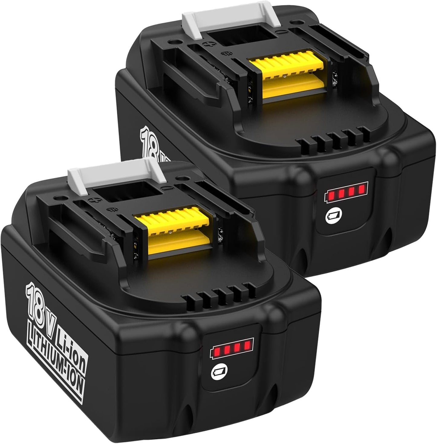 2 Stück 18V 5500mAh Ersatzakku für Makita Akku 18V BL1850...