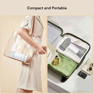 ENPULY faltbarer Dampfglätter, handliche Steamer 150ML, tragbarer Steamer Dampfglätter Reise, Dampfbürste für Kleidung, heizt in 25S schnell auf, Steamer Clothes, Handbügeleisen für Möbelreinigung