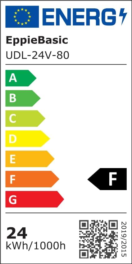 EppieBasic 24W Doppelkopf Schreibtischlampe LED Dimmbar, 80cm Groß,Klemmbar,Weiß