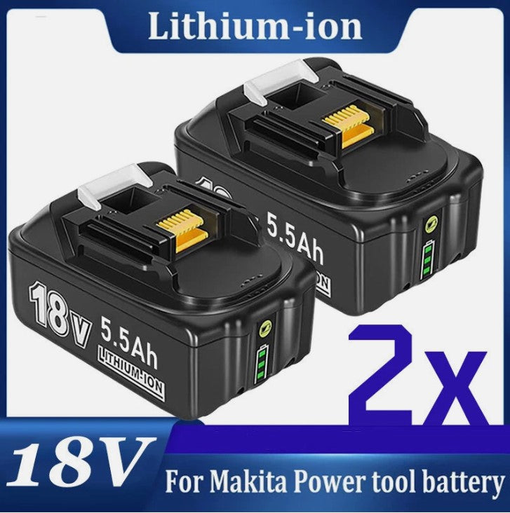 2-PACK 5500Ah 18V LXT Li-ion ErsatzAkku Für Makita BL1860B BL1830B