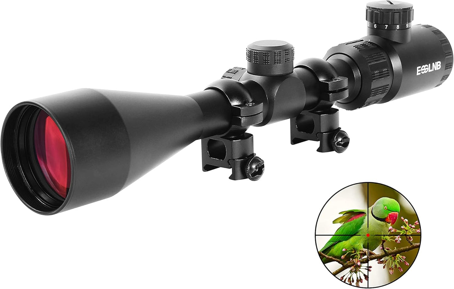 ESSLNB Zielfernrohr 3-9x50MM Dünnwandige Struktur Airsoft Luftgewehr 11-stufige Helligkeiten 20mm/22mm