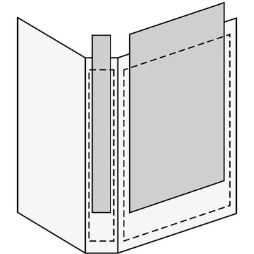 10 x Esselte Präsentationsringbücher 2-Ringe weiß 5,1 cm DIN A4 10 stück