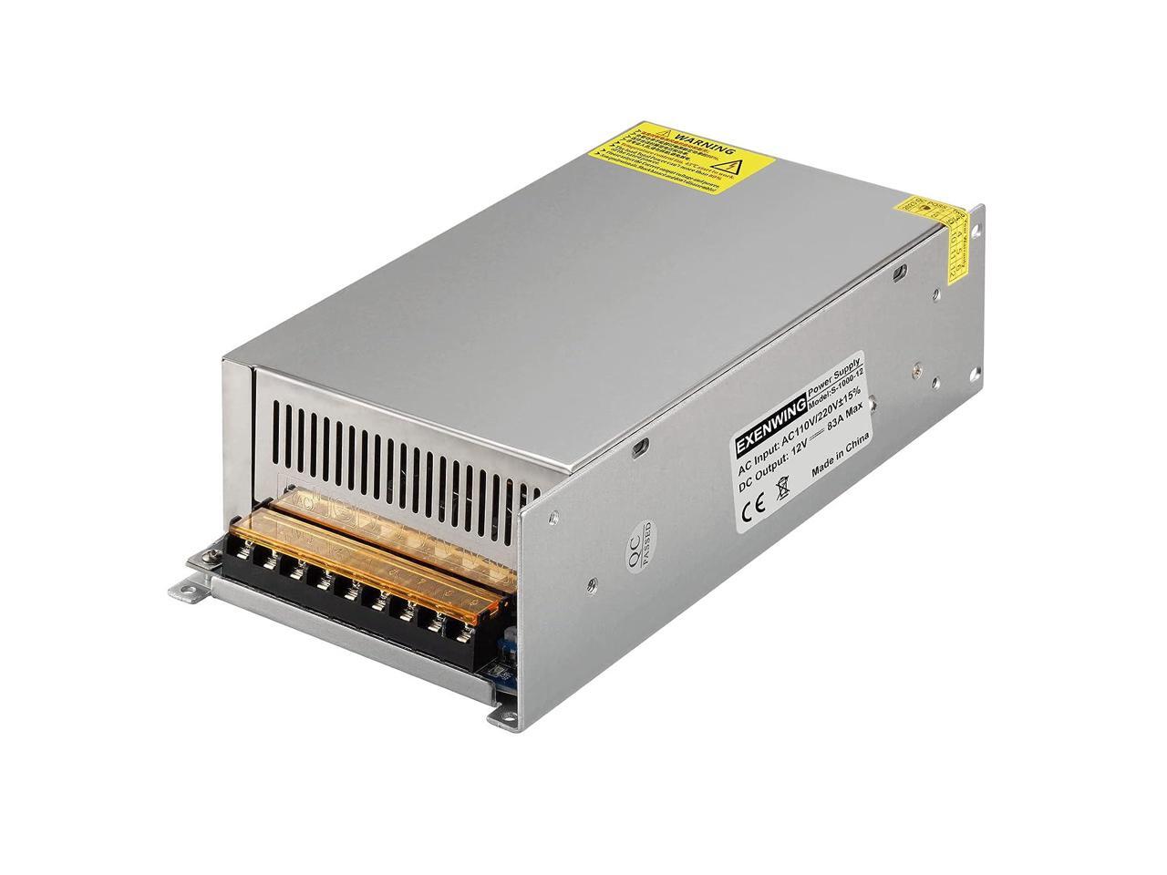 EXENWING Schaltnetzteil Trafo 12V 83A | 1000Watt Netzteil Transformator Spannungswandler