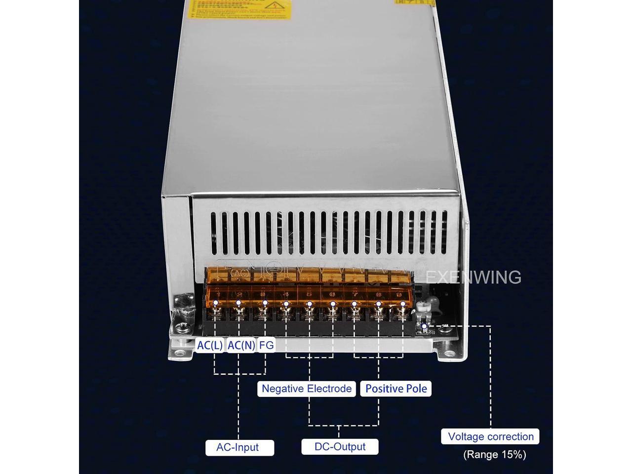 EXENWING Schaltnetzteil Trafo 12V 83A | 1000Watt Netzteil Transformator Spannungswandler