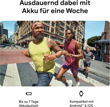 Google Fitbit Charge 6 Aktivitätstracker 7 Tage Akkulaufzeit Wallet + Maps