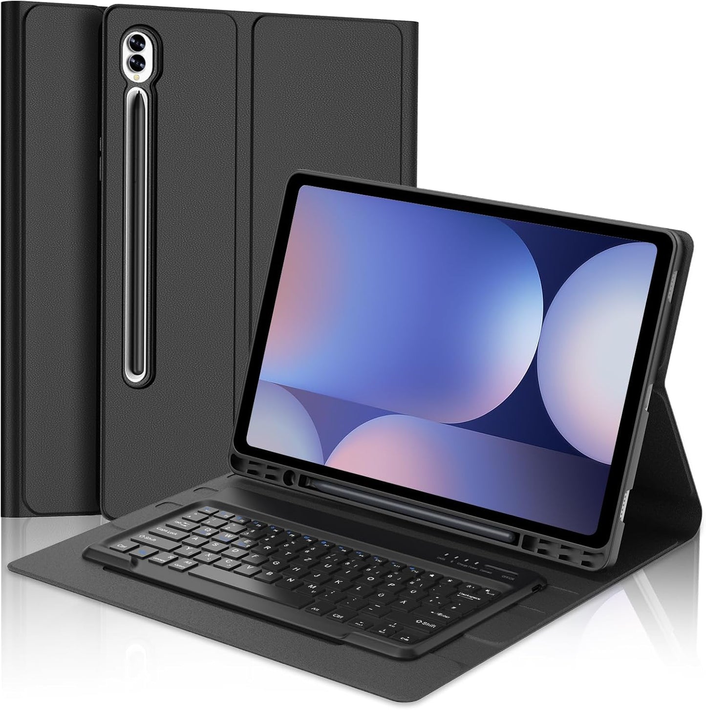 FOGARI Tastatur Hülle 14.6'', Schwarz für Samsung Galaxy Tab S10....