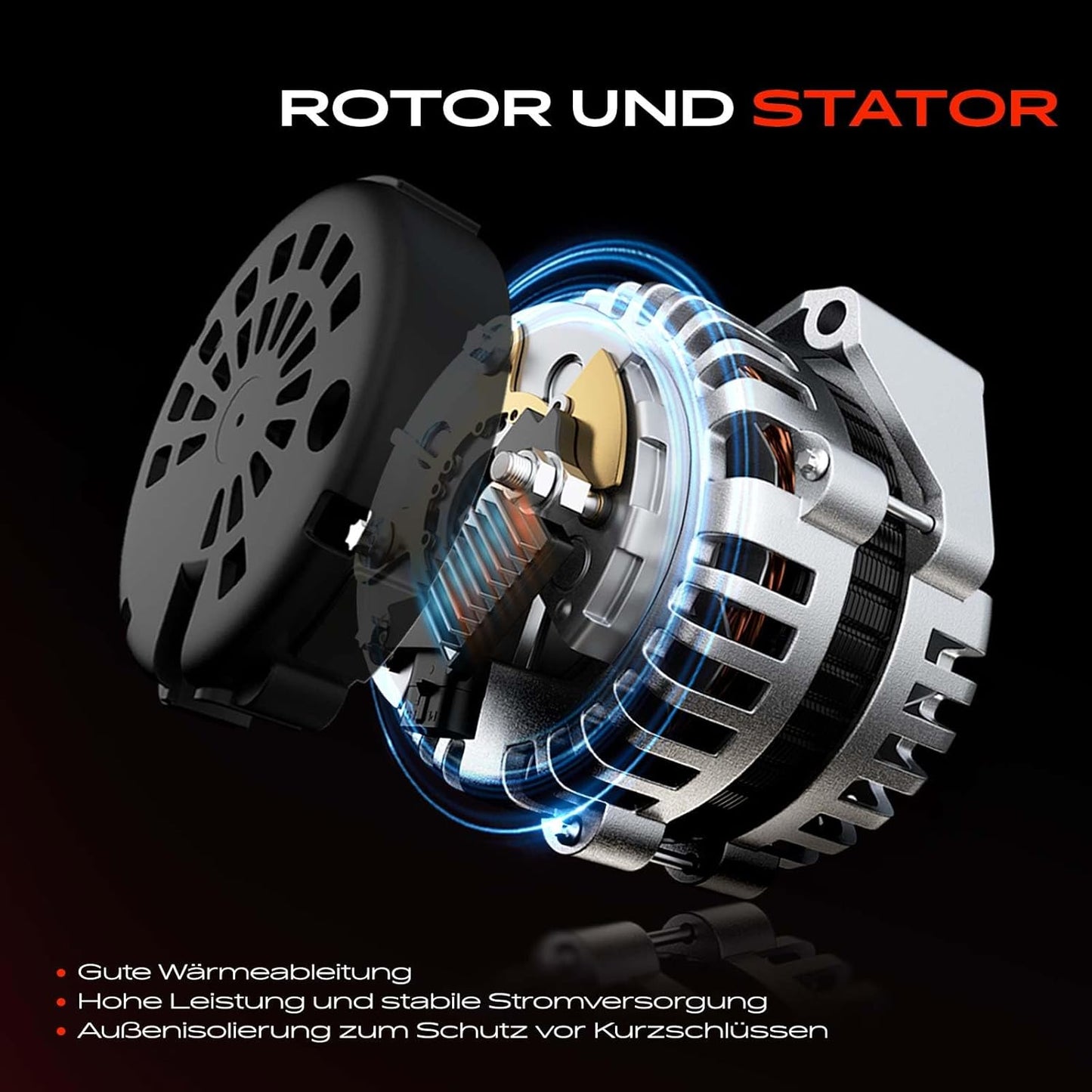Frankberg Lichtmaschine Kompatibel mit 3er Cabriolet E46 M3 3.2L 2001-2007