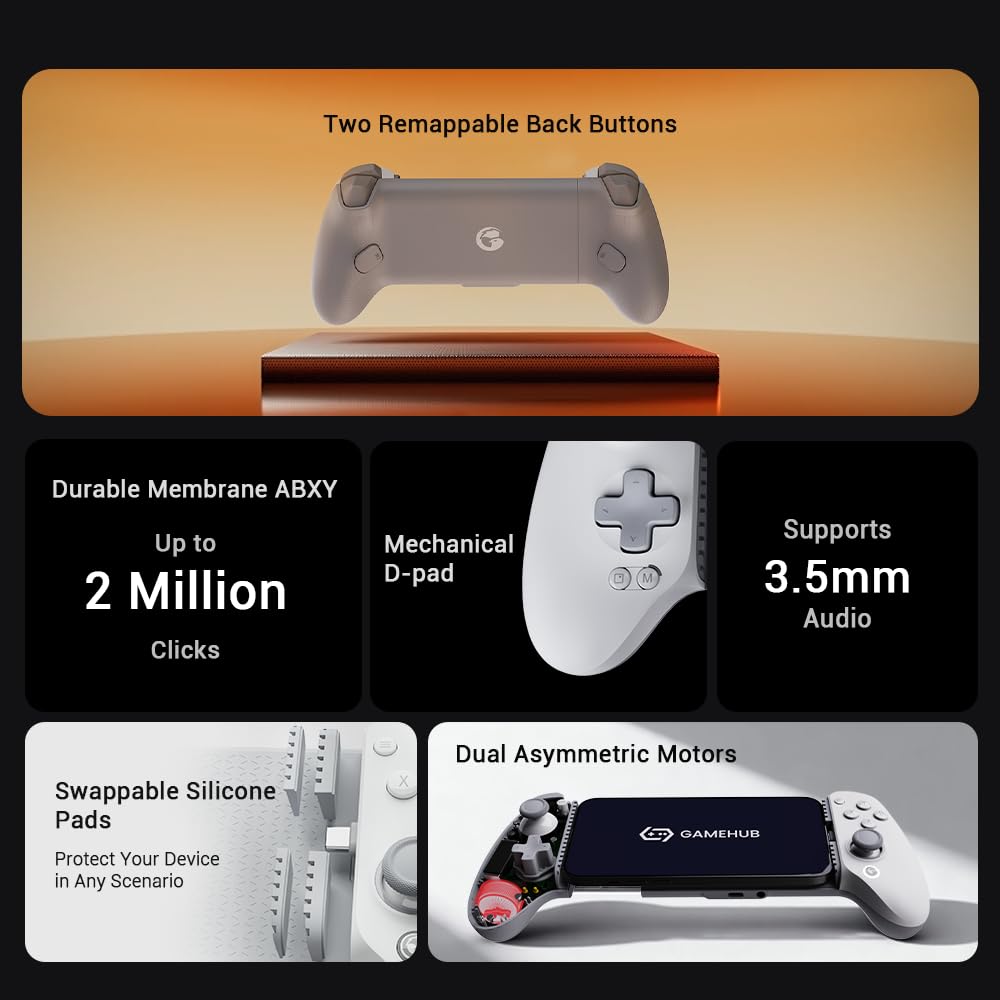 GameSir G8 Plus Mfi Phone Controller für iPhone 15/16/17/iPad Mini & Android,