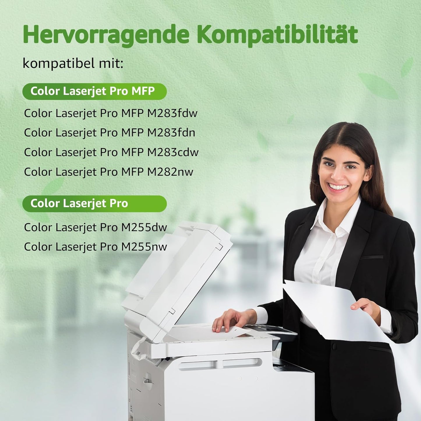 GREENSKY 207X mit Chip Kompatibel für HP 207X 207A Toner Set (Schwarz Cyan Magenta Gelb)