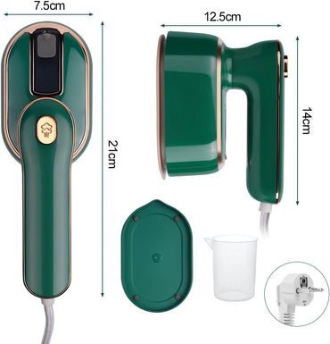 Mini Dampfbügeleisen , 1000 W Faltbares Tragbares Reisebügeleisen, Grün