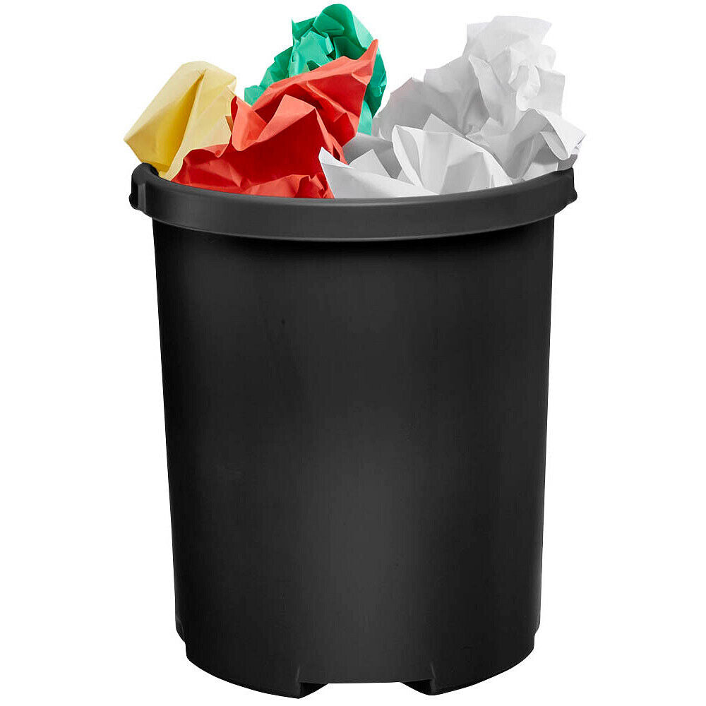 4 x HAN 4er-Pack Papierkorb »KLASSIK XXL« 50 L schwarz 4 stück