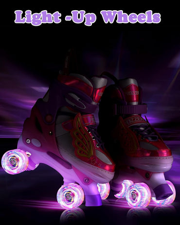 Hozzen Rollschuhe Mädchen Kinder S (Größe 38-41)