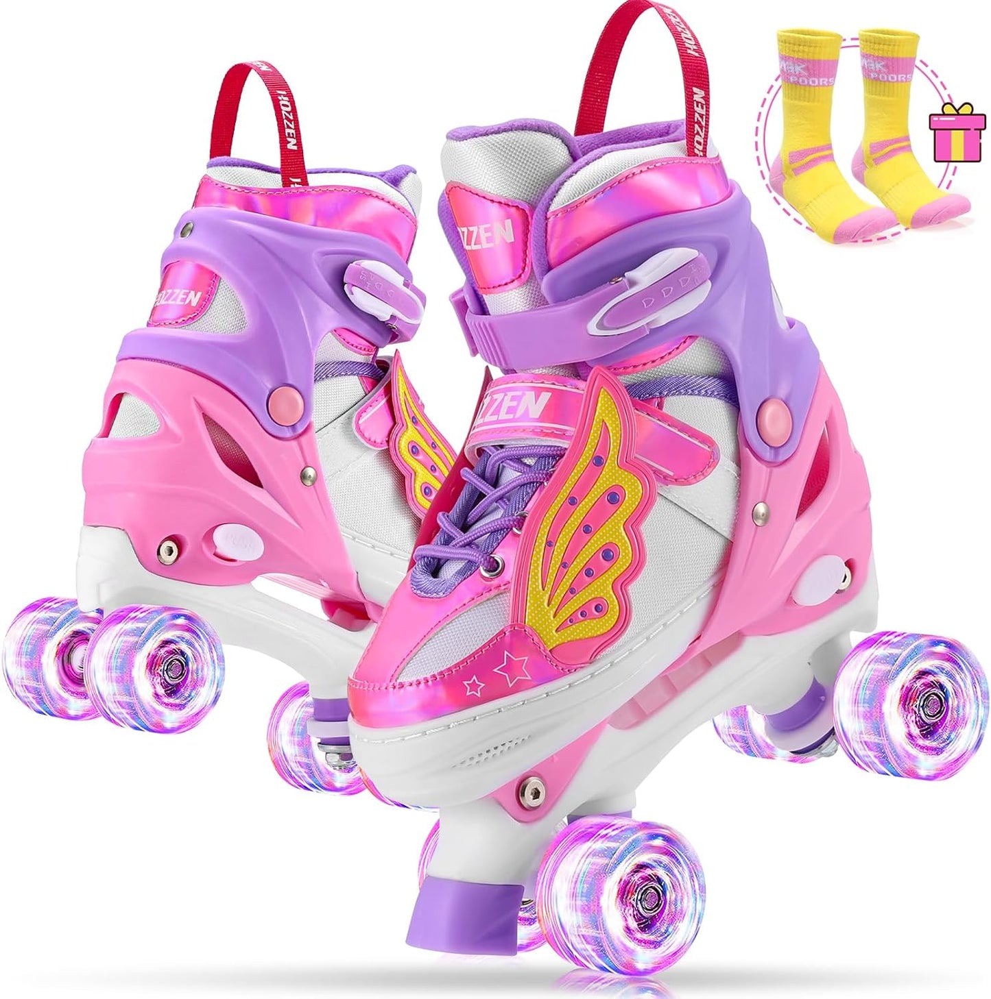 Hozzen Rollschuhe Mädchen Kinder S (Größe 38-41)
