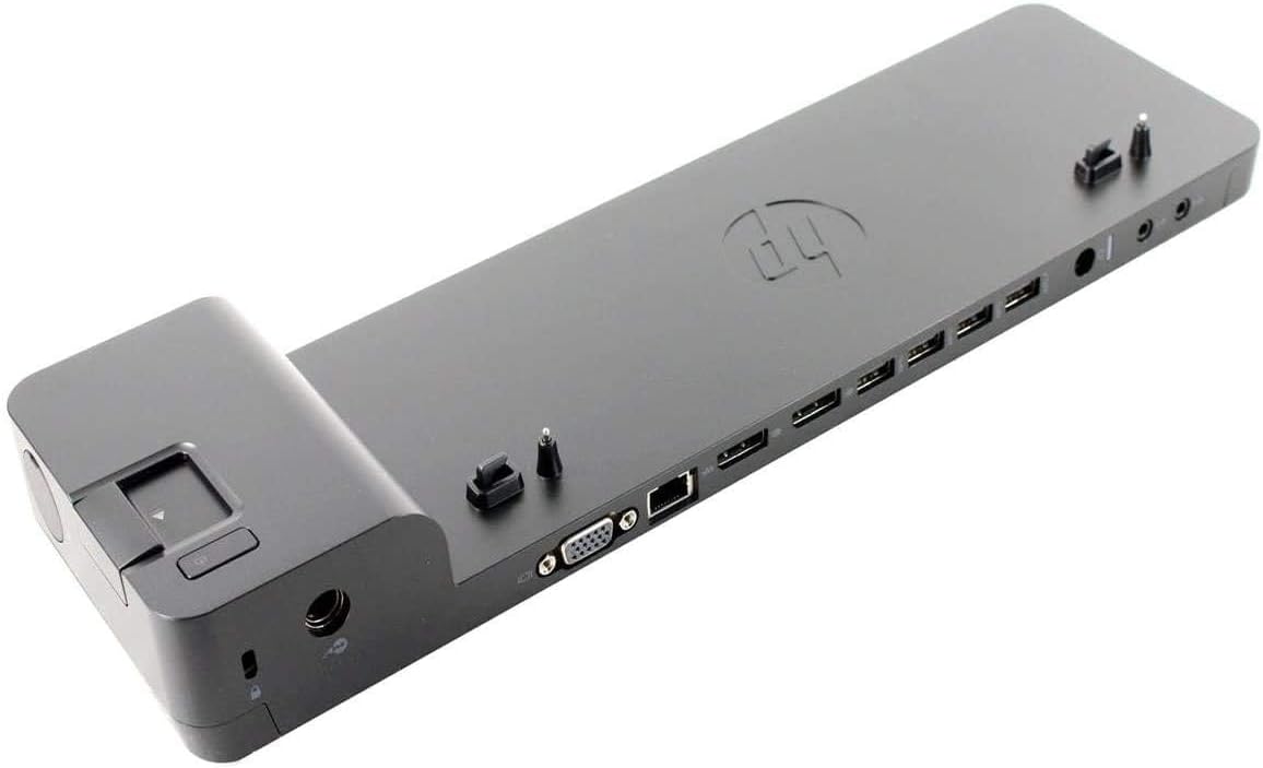 HP D9Y32AA 2013 UltraSlim Dockingstation schwarz Einzeln schwarz