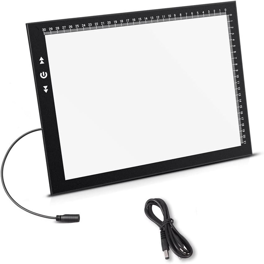 HSK A4 LED-Lichtpad Sperren/Entsperren Touch-Dimmer-Knopf Helligkeit 7000 Lux