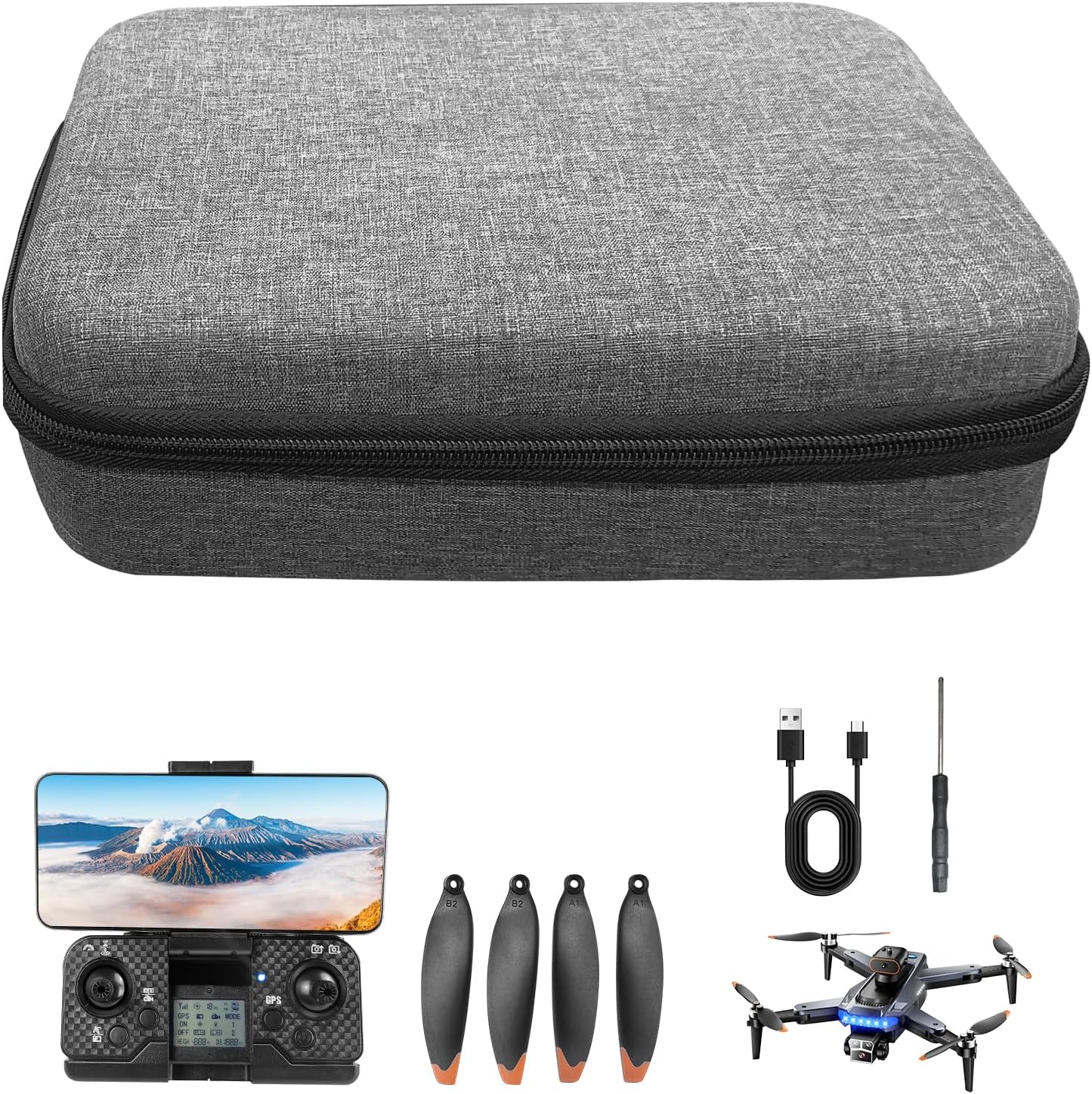 HYTOBP P17 PRO GPS Drohne mit Kamera 4K für Erwachsene