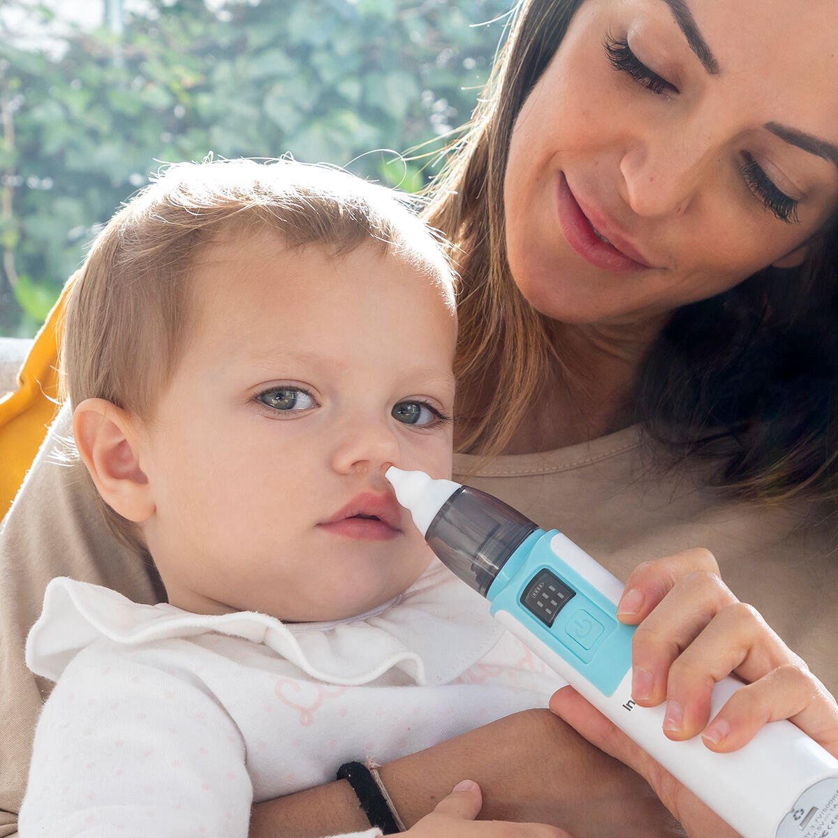 InnovaGoods Elektrischer Nasensauger für Babys, Nasendusche , 6 Saugstufen , Leise,Wiederaufladbar