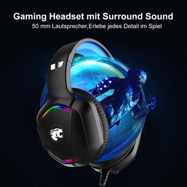 IMYB A36 Gaming Headset mit Mikrofon Stereo Surround Noise Cancelling
