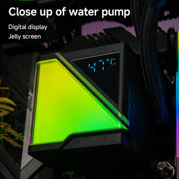 Jungle Leopard Stellar Realm-RS CPU Aio Wasserkühlung 360mm mit Temperatur display