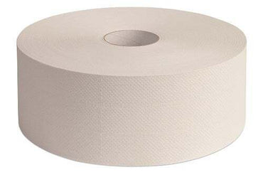 Papier toilette recyclable JUPP Jumbo 6 rouleaux, 2 couches, blanc, grand rouleau