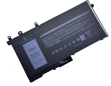 Batterie d'ordinateur portable K KYUER 42Wh 3DDDG pour Dell Latitude 5280 5288....