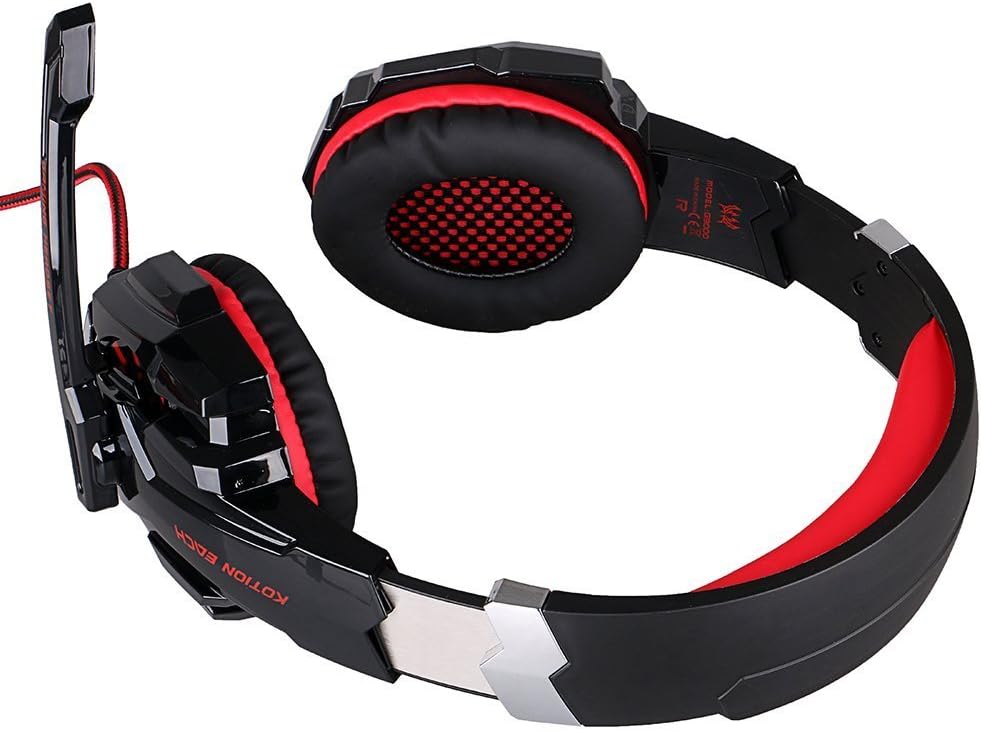 Kotion Each Gaming Headset G9000 mit Mikrofon für PS4 Xbox One PC