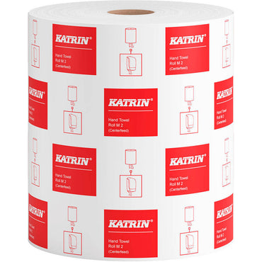 KATRIN 481911 6 Rouleaux de pliage manuels Centerfeed M2 2 couches blanc 500 feuilles