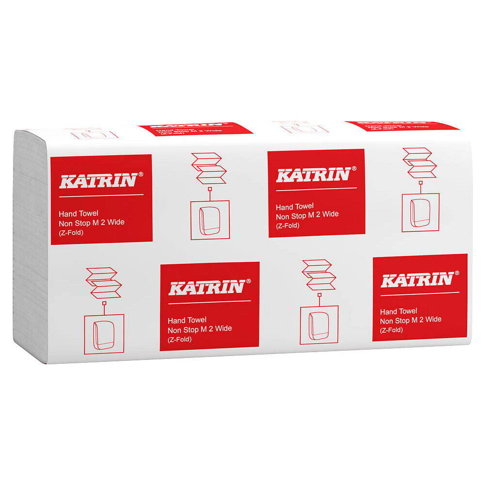 KATRIN Papierhandtücher 61570 Non Stop M2 wide Interfold-Falzung 2-lagig