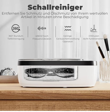 KECOOLKE Ultraschallreinigungsgerät Ultraschallreiniger Sonic Cleaner mit digitalem Timer