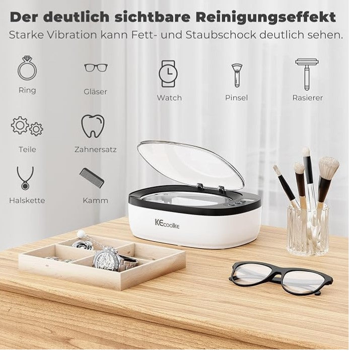 KECOOLKE Ultraschallreinigungsgerät Ultraschallreiniger Sonic Cleaner mit digitalem Timer