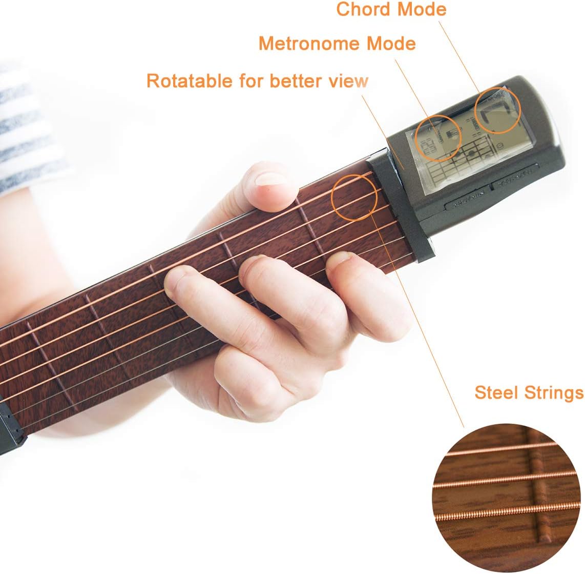KINGDUO Solo Sct-80 Portable Akkord Trainer Pocket Guitar Übungsgerät Für Anfänger