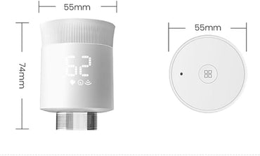 Smart Heizkörperthermostat mit App-Funktion,Zigbee 3.0 Hub, kompatibel mit Amazon Alexa/Home Assistant
